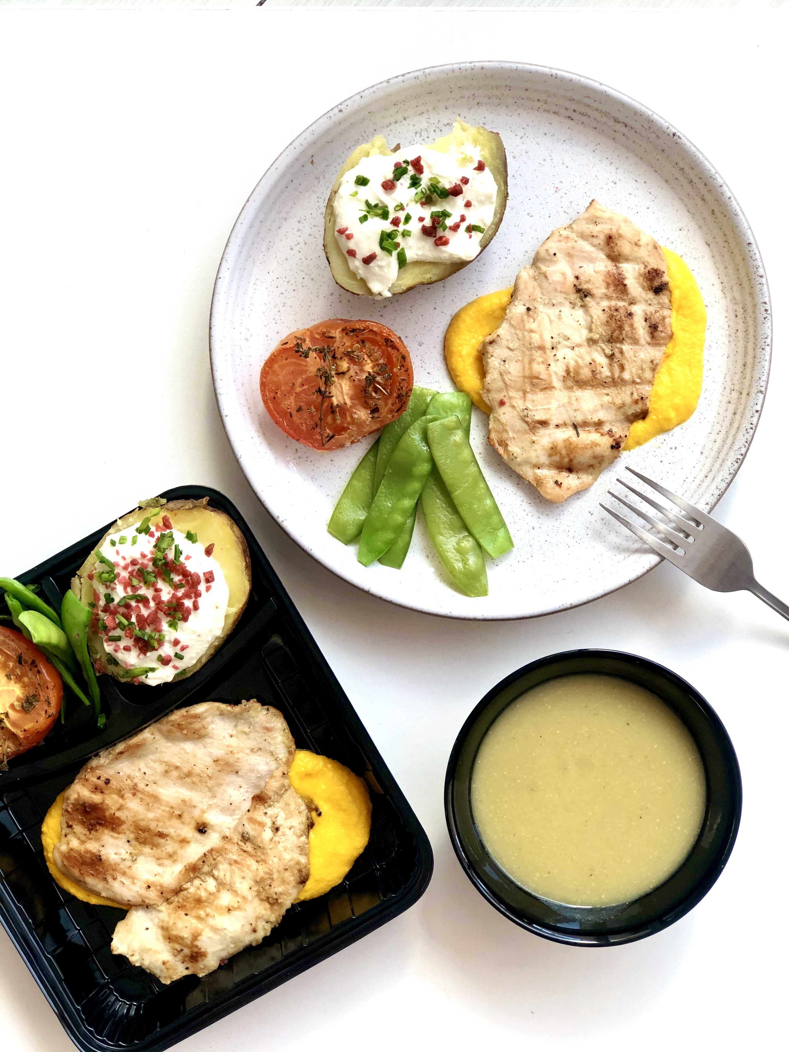 Plato de dieta médica personalizada Lecaro, comida saludable a domicilio en Guayaquil