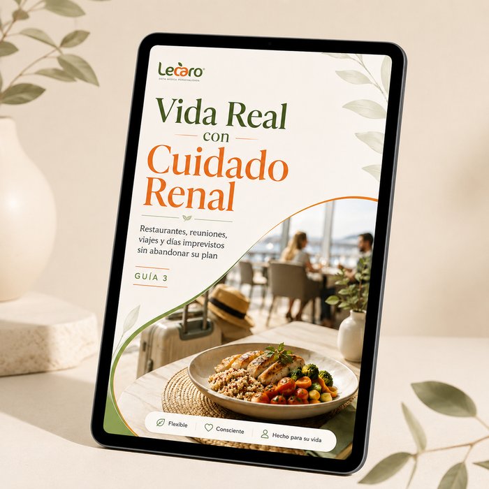 Vida Real con Cuidado Renal: restaurantes y viajes